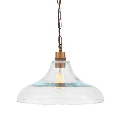 Pendentif en verre transparent Clifton Railway