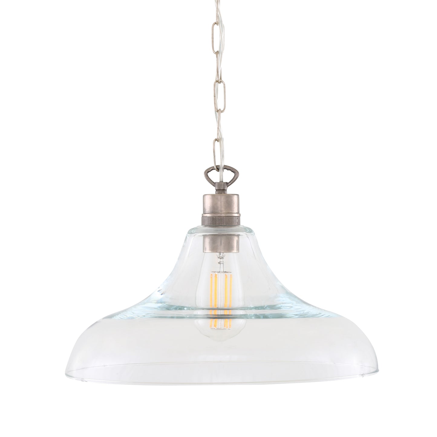 Pendentif en verre transparent Clifton Railway