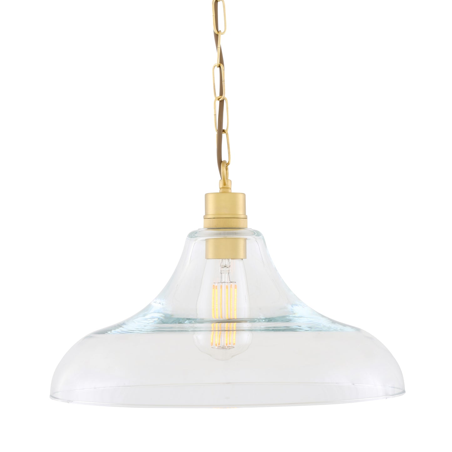 Pendentif en verre transparent Clifton Railway