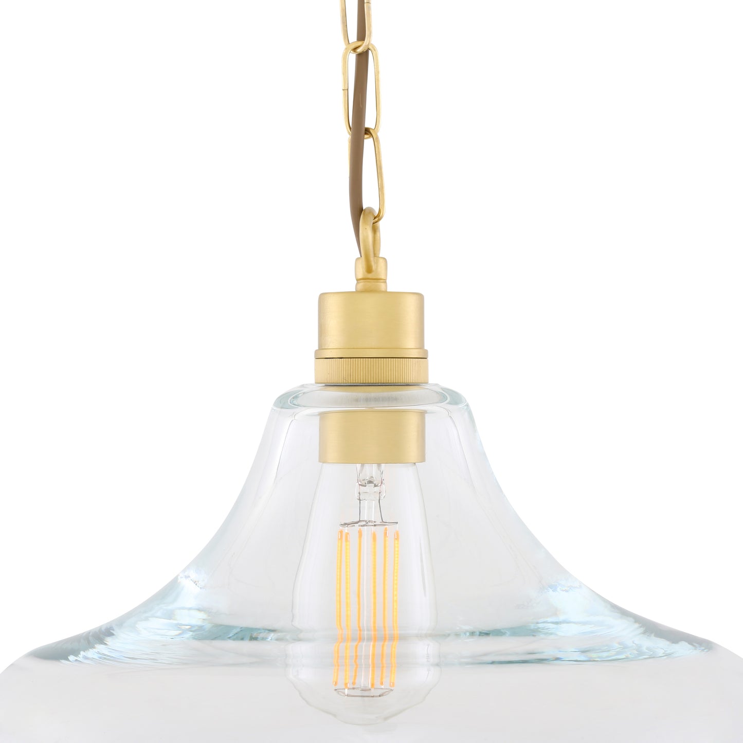 Pendentif en verre transparent Clifton Railway