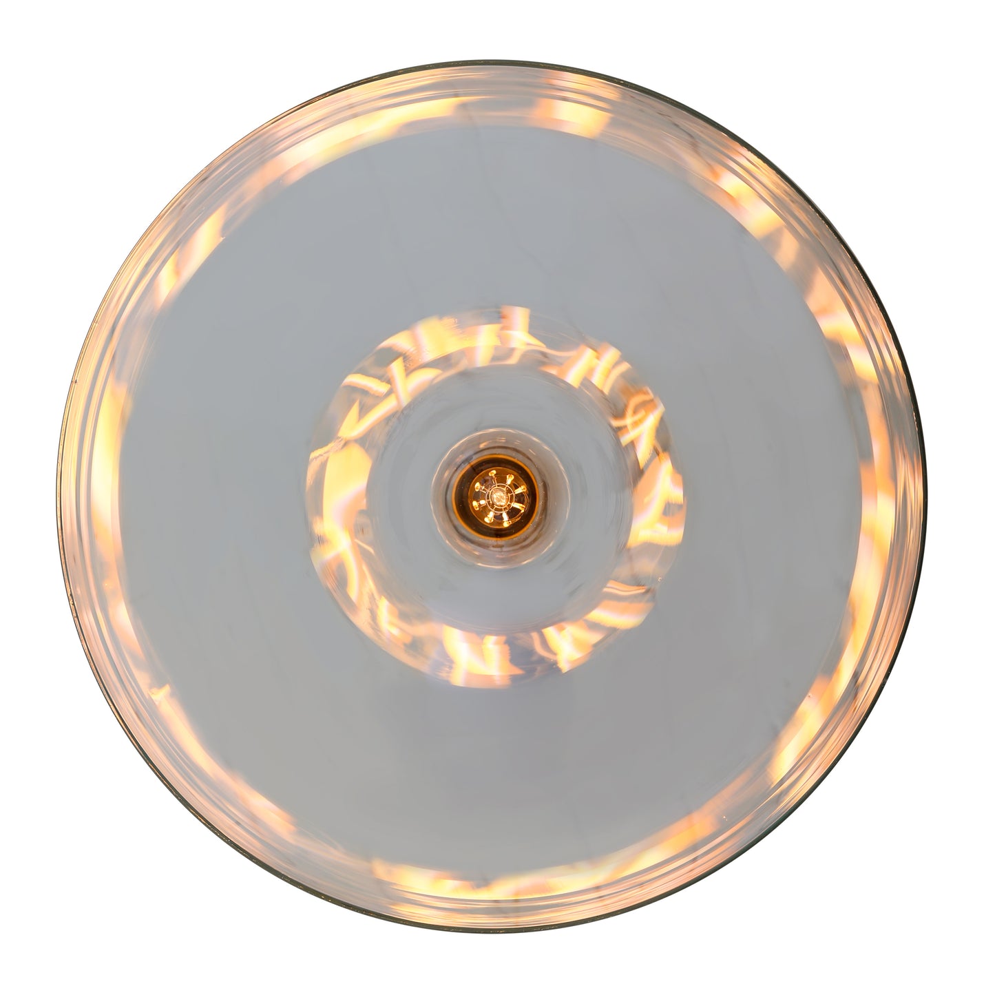 Pendentif en verre transparent Clifton Railway