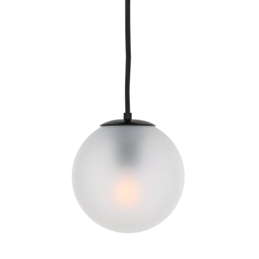 Suspension minimaliste en verre de petite taille, style Venise