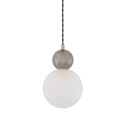 Suspension Helena en laiton et verre