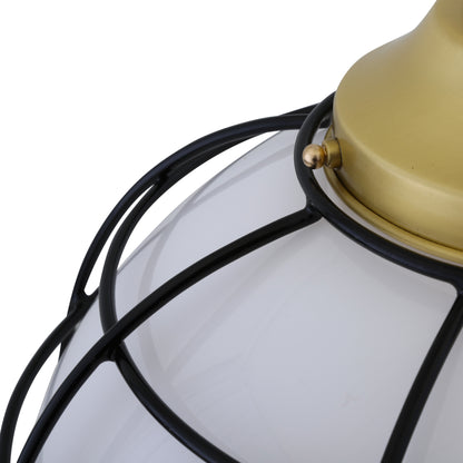 Suspension Hudson Glass Globe Cage