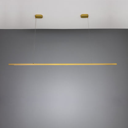 Fairfield Contemporary Brass LED Linear Pendant