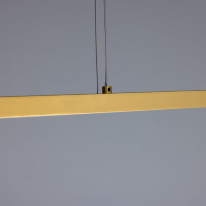 Fairfield Contemporary Brass LED Linear Pendant