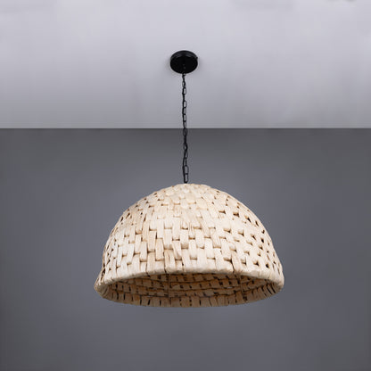 Betty Small Rattan Abaca Pendant Light 58cm