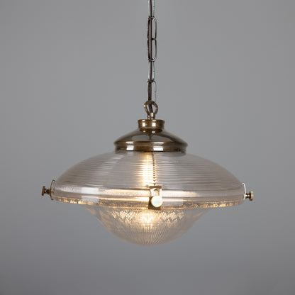 Suspension en verre vintage victorienne Ozark