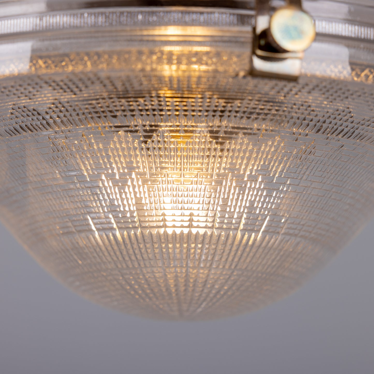 Suspension en verre vintage victorienne Ozark