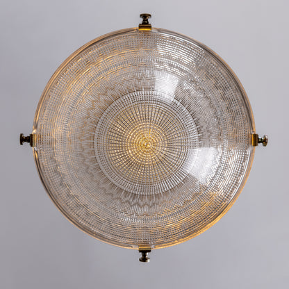 Suspension en verre vintage victorienne Ozark