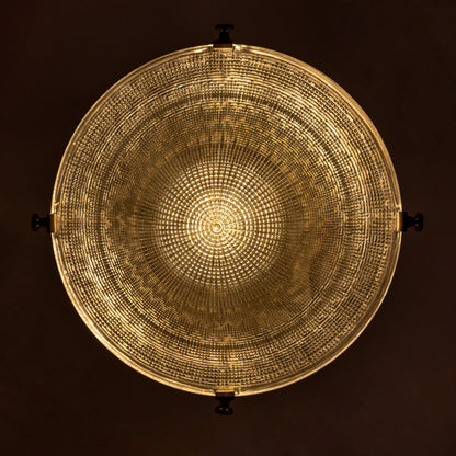 Suspension en verre vintage victorienne Ozark