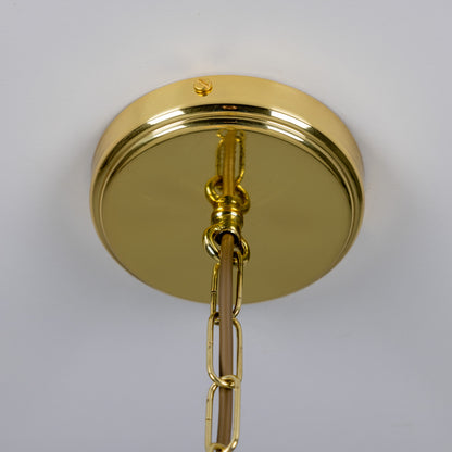 Suspension en verre vintage victorienne Ozark