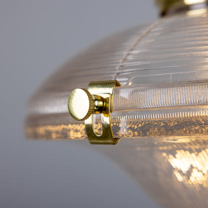 Suspension en verre vintage victorienne Ozark