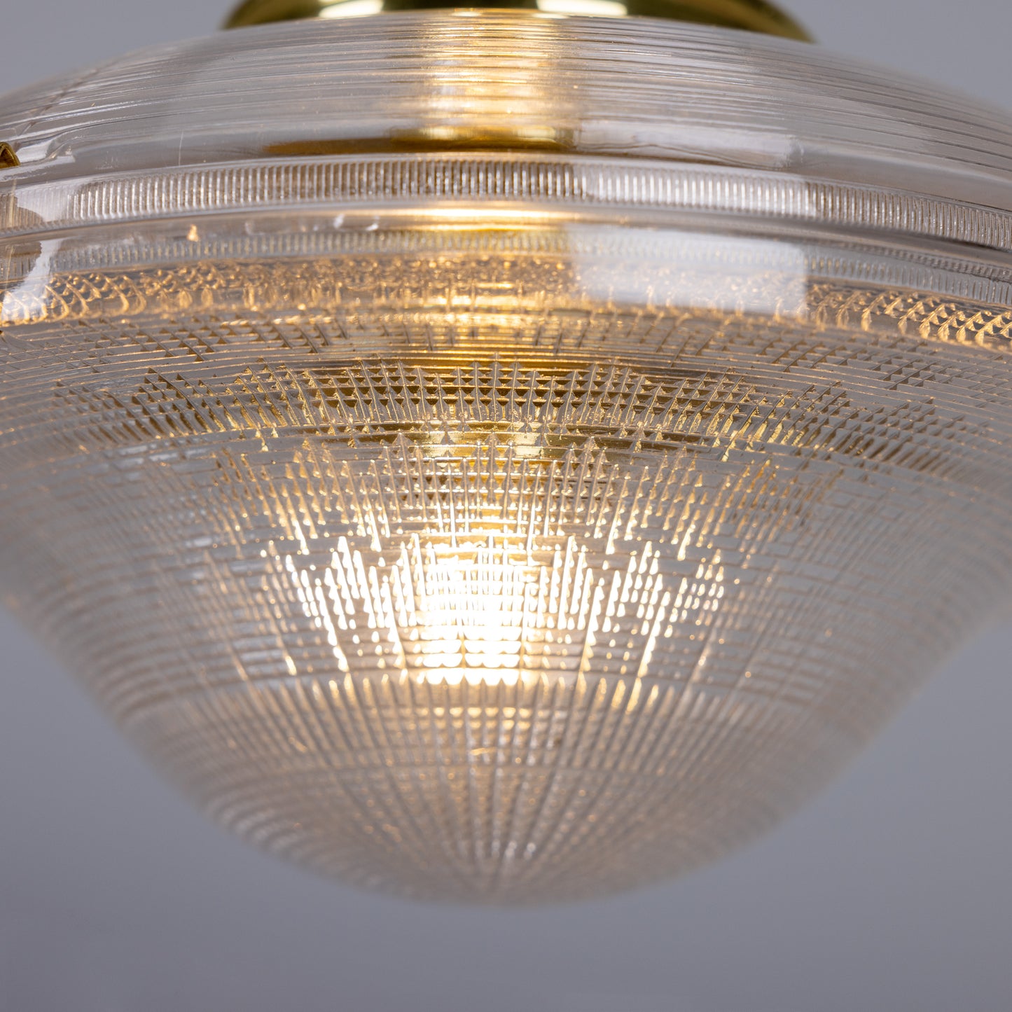 Suspension en verre vintage victorienne Ozark