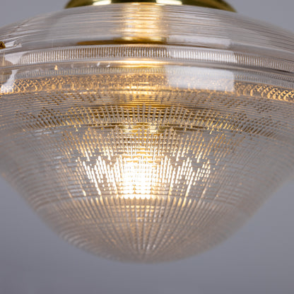 Suspension en verre vintage victorienne Ozark