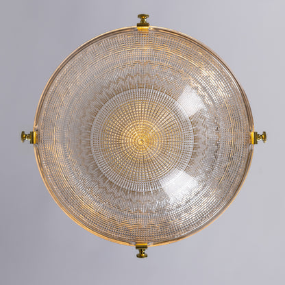Suspension en verre vintage victorienne Ozark