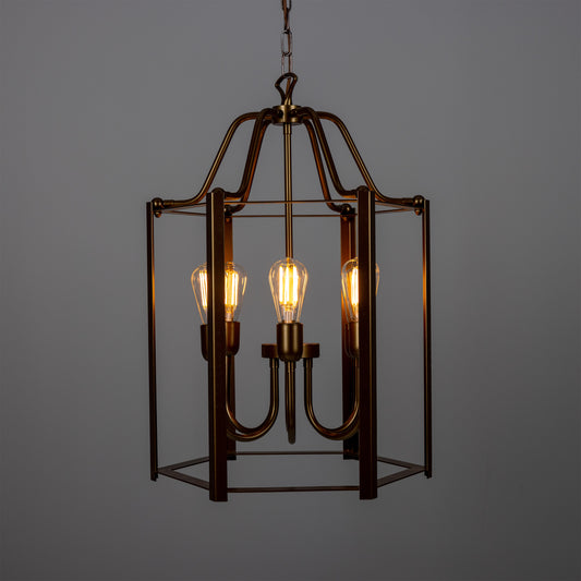 Lanterne suspendue d'intérieur Portroe IP20, 4-6 lumières