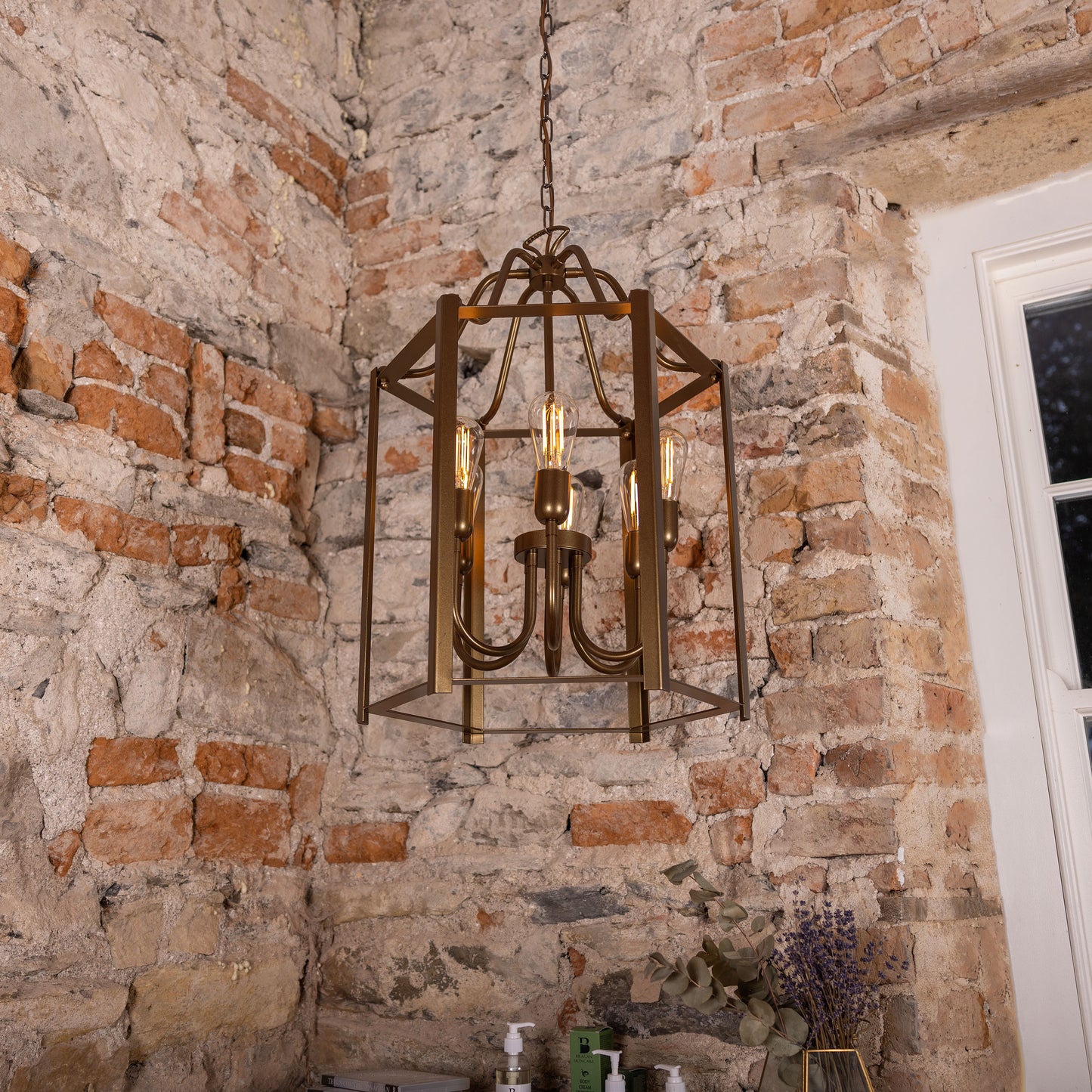 Lanterne suspendue d'intérieur Portroe IP20, 4-6 lumières