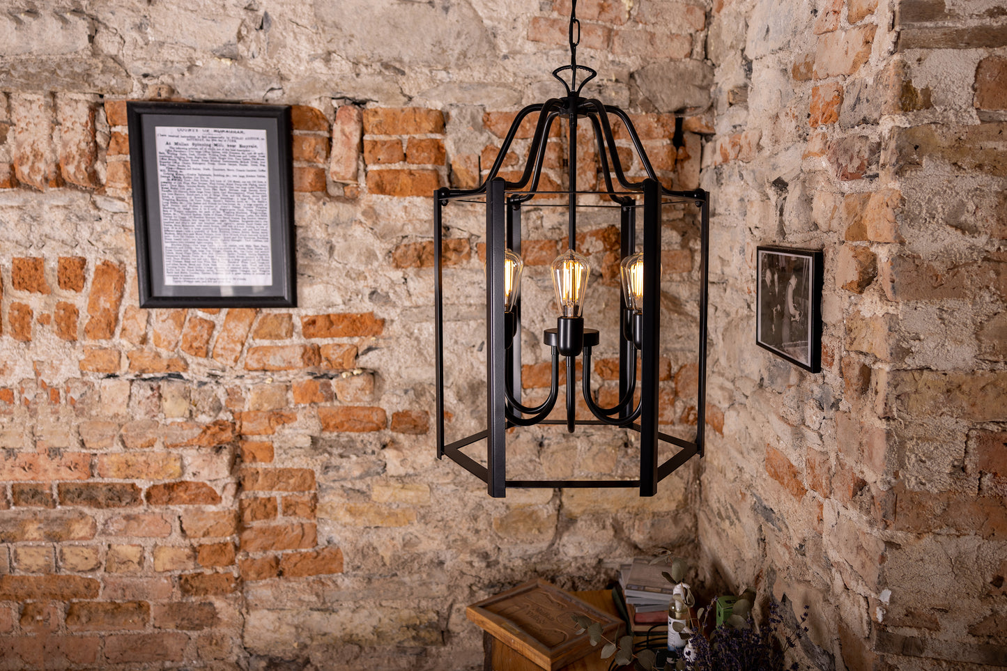 Lanterne suspendue d'intérieur Portroe IP20, 4-6 lumières