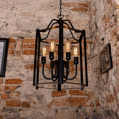 Lanterne suspendue d'intérieur Portroe IP20, 4-6 lumières