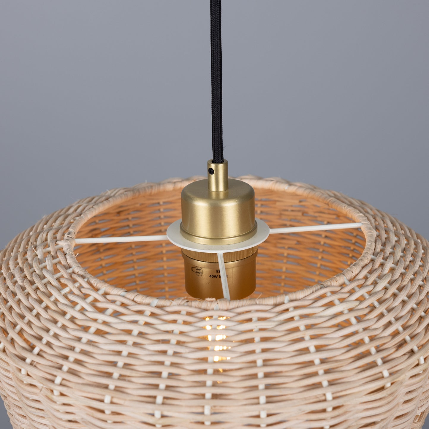 Suspension en rotin Manila, grand modèle, 30 cm