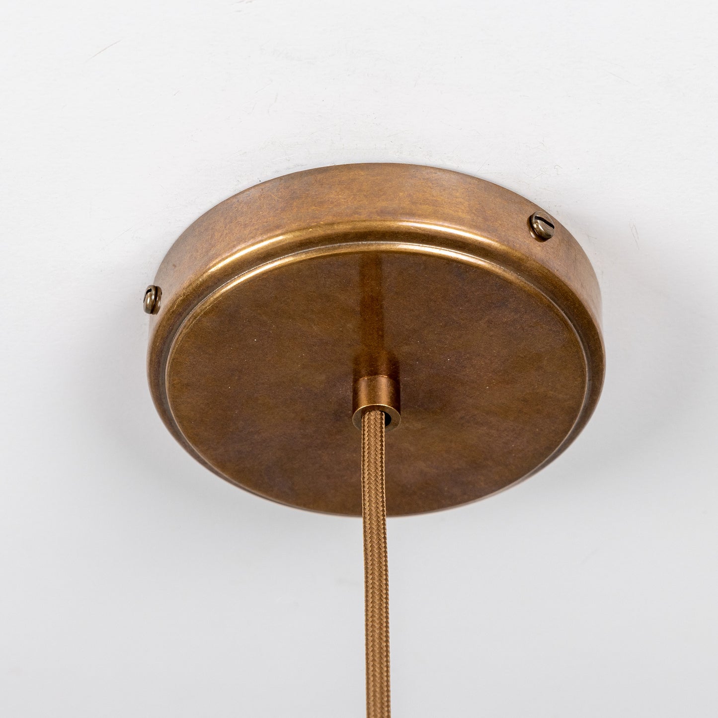 Suspension Vernon en raphia rayé, 83 cm