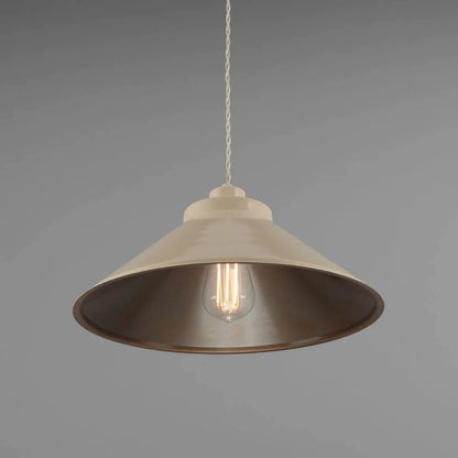 Rio Coloured Brass Pendant Light