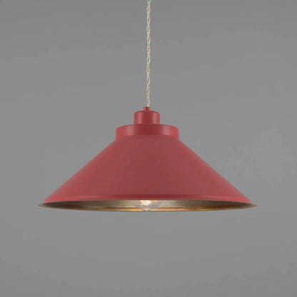 Rio Coloured Brass Pendant Light