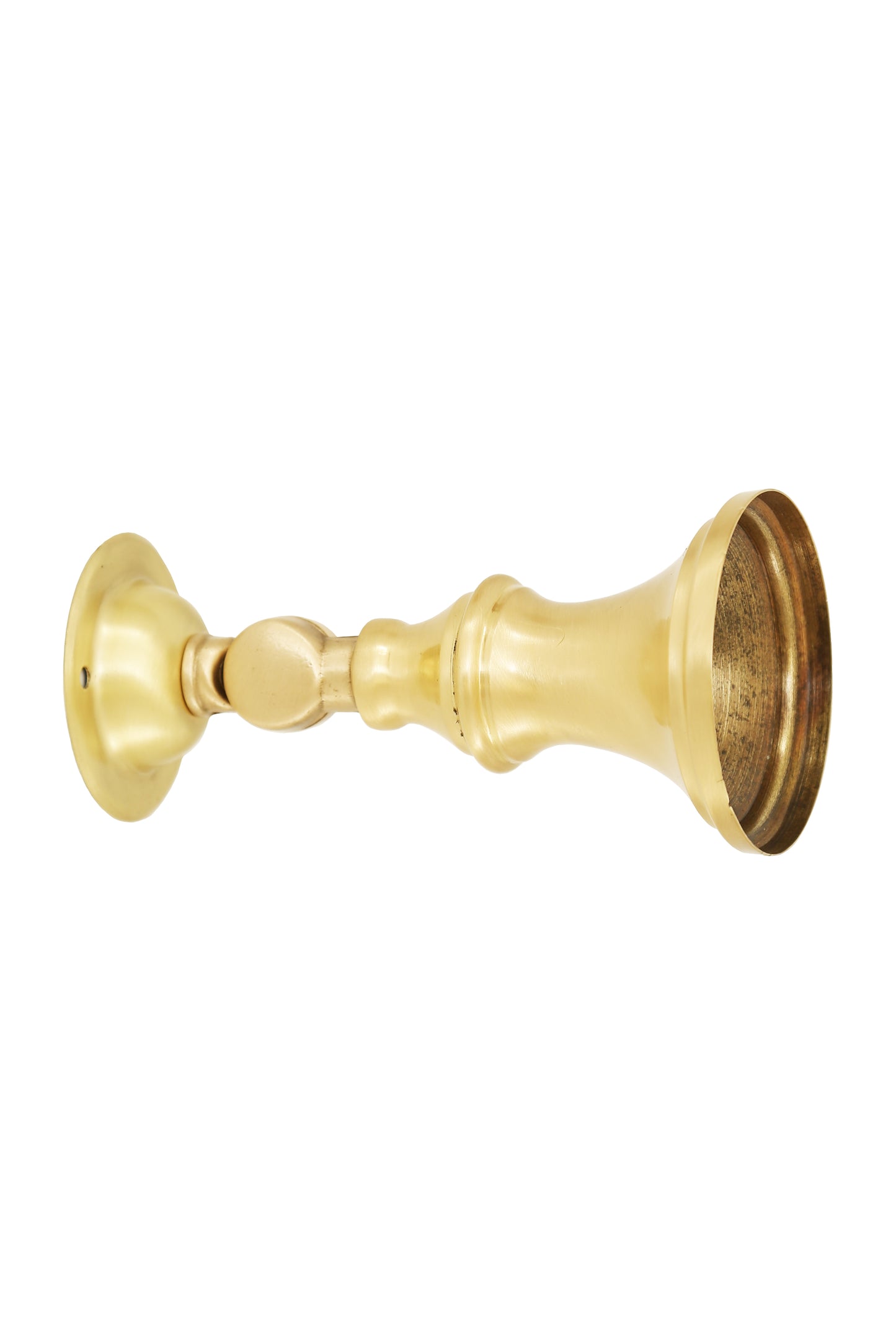 Accra Traditional Adjustable Brass Wall Spotlight