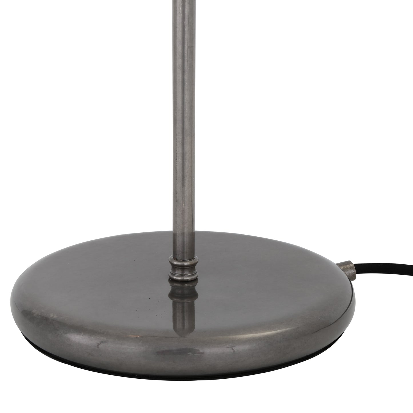 Lampe de table industrielle Gadar en verre holophane