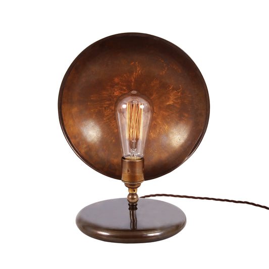 Lampe de table industrielle en laiton Chulainn