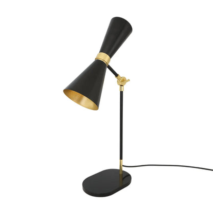 Lampe de table en laiton Cairo style milieu du XXe siècle