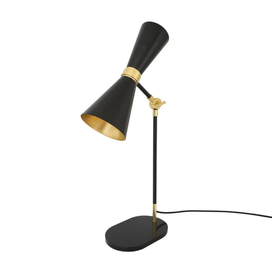 Lampe de table en laiton Cairo style milieu du XXe siècle