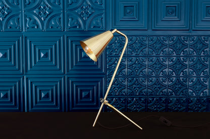 Lampe de table industrielle réglable en laiton Astana