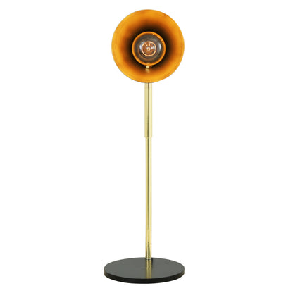 Lampe de table moderne Lusaka réglable avec abat-jour conique