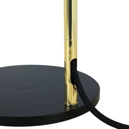 Lampe de table moderne Lusaka réglable avec abat-jour conique