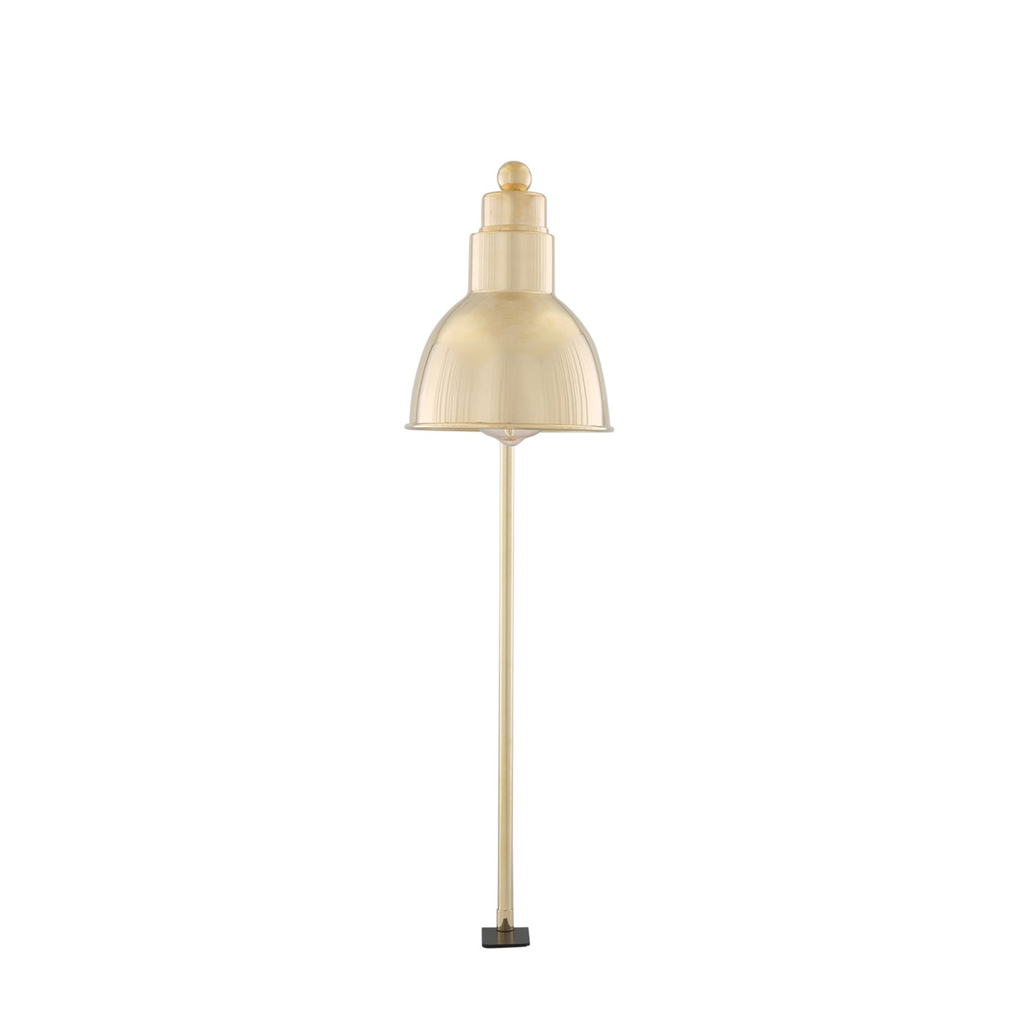 Lampe de table en laiton de Bakou avec pince de bureau