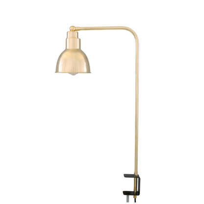 Lampe de table en laiton de Bakou avec pince de bureau