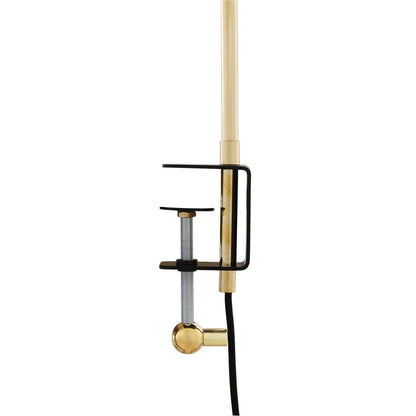 Lampe de table en laiton de Bakou avec pince de bureau