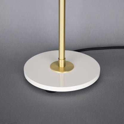 Astoria Reeded Glass and Brass Table Lamp