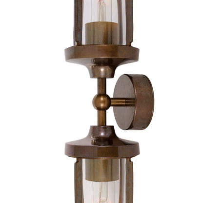 Clayton Double Well Glass Wall Light 