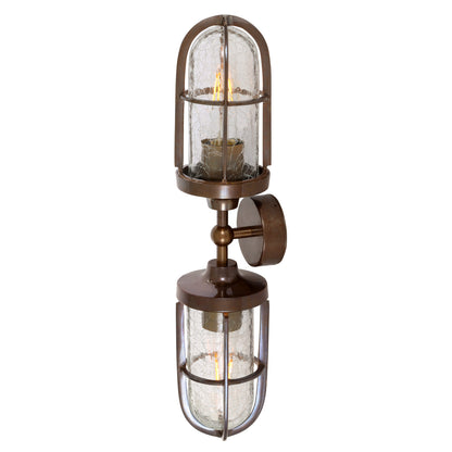 Clayton Double Well Glass Wall Light 
