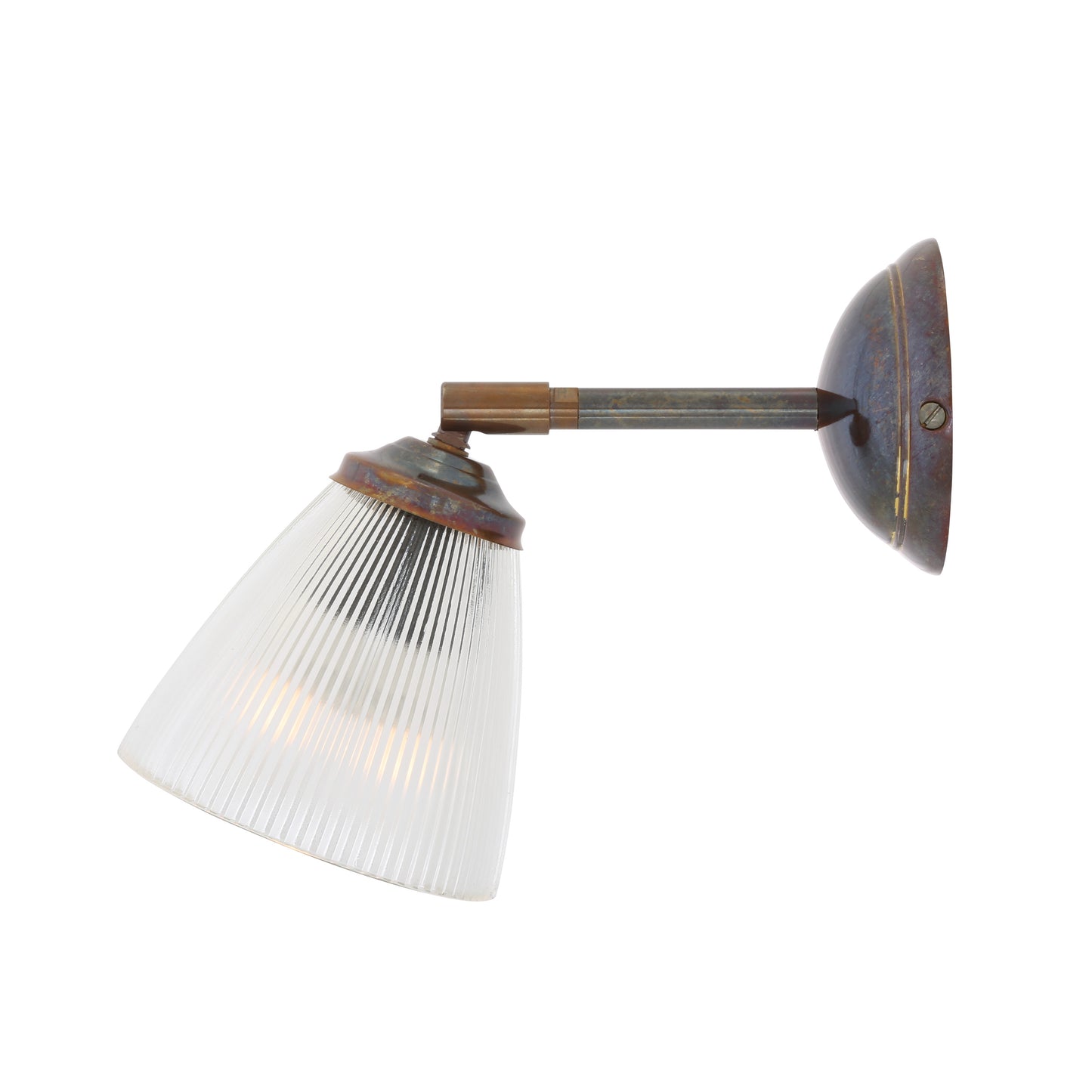 Applique murale Gadar Vintage en verre prismatique avec orientable