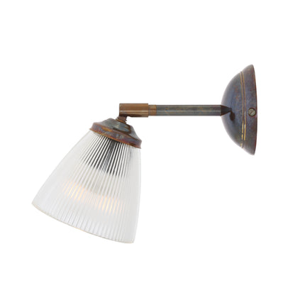 Applique murale Gadar Vintage en verre prismatique avec orientable