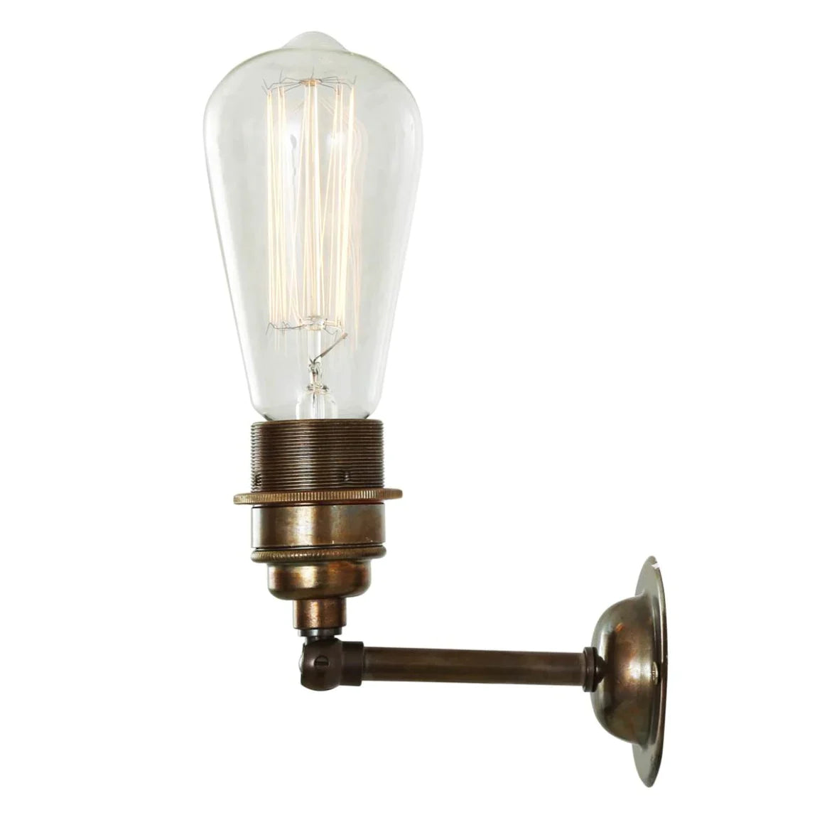 Applique murale vintage Lome à ampoule nue et orientable