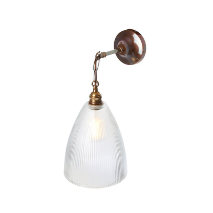 Fend Vintage Prismatic Glass Wall Light