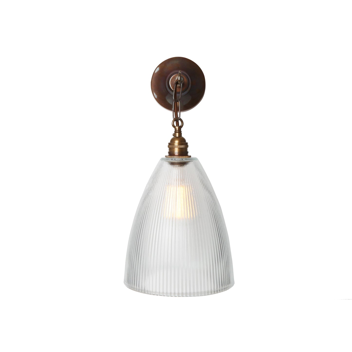 Fend Vintage Prismatic Glass Wall Light