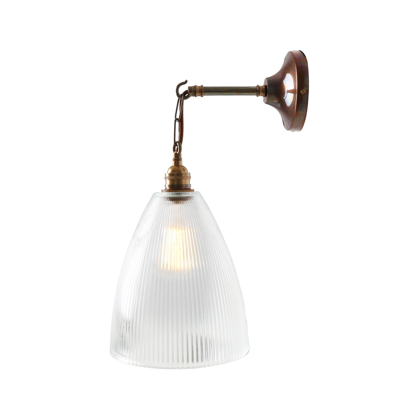 Fend Vintage Prismatic Glass Wall Light