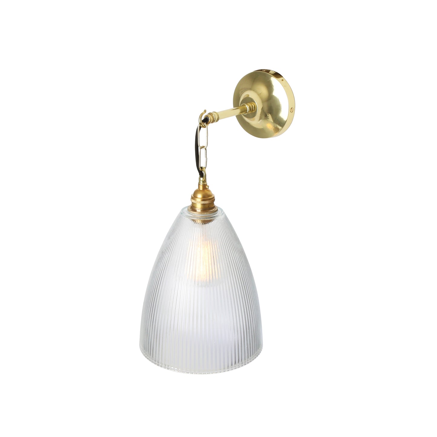 Fend Vintage Prismatic Glass Wall Light