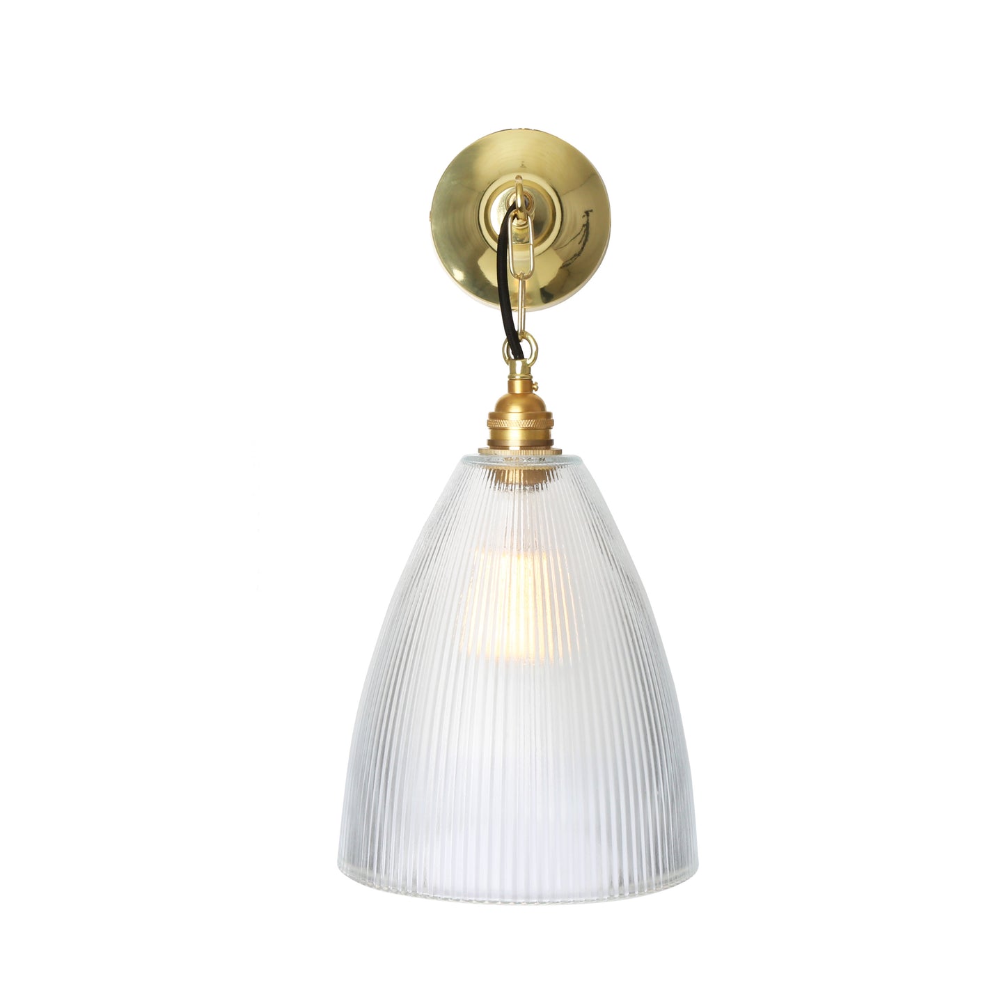 Fend Vintage Prismatic Glass Wall Light